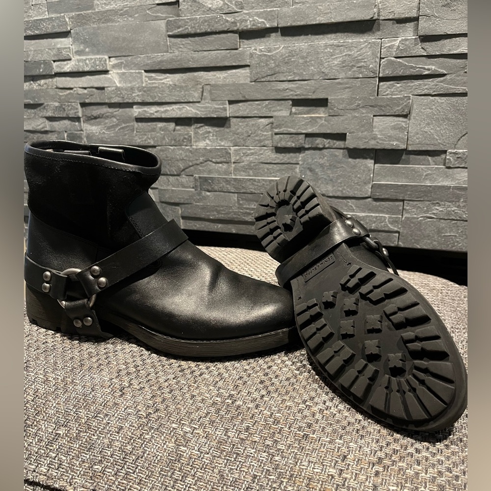 Denim and Supply Ralph Lauren Leather Biker Style Boots Size 10